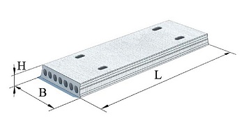Плита перекрытия ПБ 93-15-8 (4,027 т)