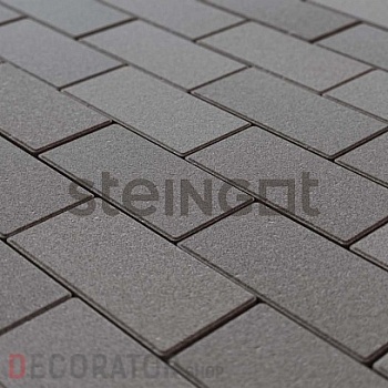 Брусчатка 40x100x200 черная (в ряду 0,96м2) 15,36м2 Дон-Штайн