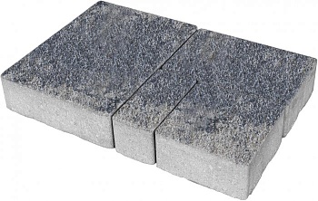 Тротуарная плитка Мюнхен 60 мм Старый замок (в поддоне 11,4м2 в ряду 0,814м2) ХЕСС СТРОЙ