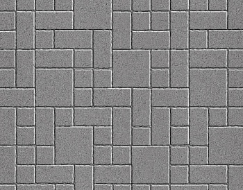Тротуарная плитка Ретро 60 мм серая БЕТТЕКС (11,35м2) в ряду 0,95м2