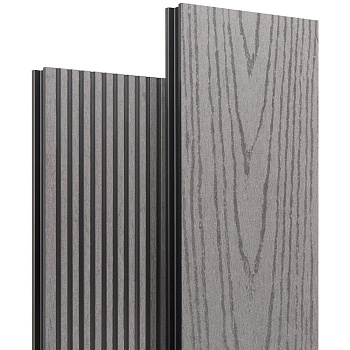 Террасная доска HARVEX MAGNUS двусторонняя вельвет/серый дым 140*27*4 мм длина 6 м