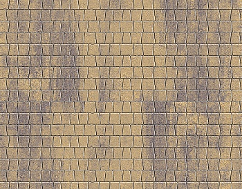 Тротуарная плитка Санторини 60 мм сахара БЕТТЕКС (9,64м2) в ряду 0,964м2