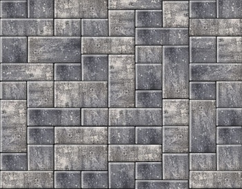 Тротуарная плитка Мультитек 60мм муссон БЕТТЕКС (10,716м2) в одном ряду-0,89м2