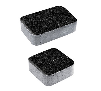 Тротуарная плитка Классико 60 мм Черная (В ряду 1,41м2) 21.15м2 ХЕСС СТРОЙ