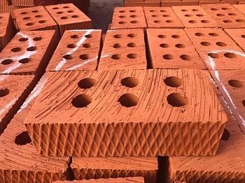 Кирпич Хабльский 1НФ М-200 F75 (440шт) Рифленый