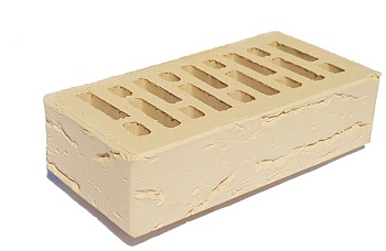 Кирпич керамический Строма 1НФ Слоновая кость Кора дуба М150 (480 шт)