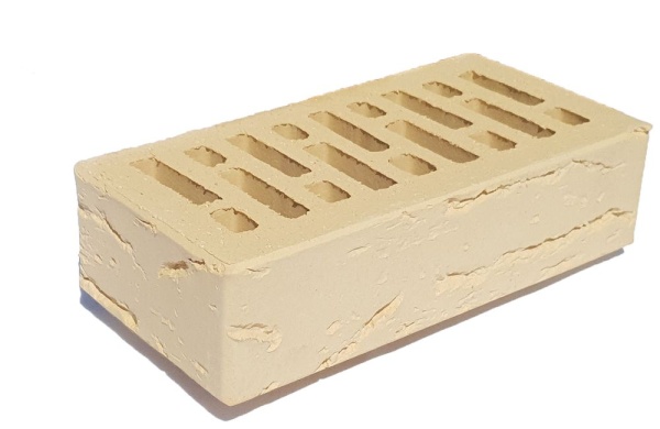 Кирпич керамический Строма 1 НФ Слоновая кость Кора дуба М150