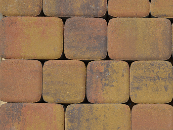 Тротуарная плитка Старый Город 60мм Янтарь (12,32м2/поддон; 0,88м2/ряд) ХЕСС СТРОЙ