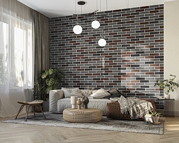 Декоративное покрытие АМК Кирпич Стандартный микс 300