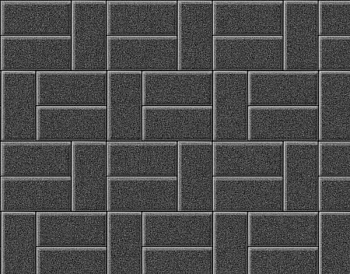 Брусчатка 40х100х200 черная БЕТТЕКС (15,12м2) в одном ряду 1,08 м2