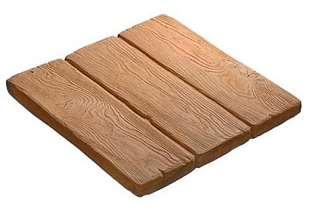 Тротуарная плитка "Деревянные дощечки" 46*46