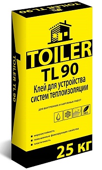 Клей для теплоизоляции TOILER TL-90 25кг (54)