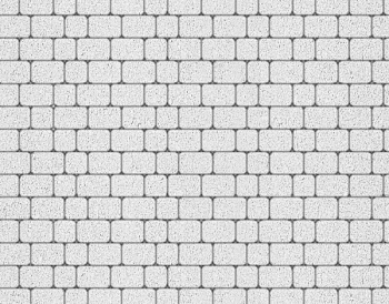 Тротуарная плитка Классико 40 мм белый на БПЦ БЕТТЕКС (14,77м2) (в одном ряду-1,055м2)