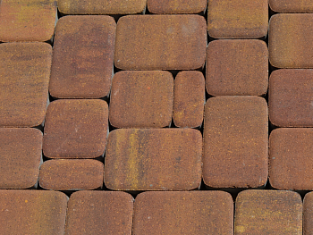 Тротуарная плитка Мюнхен 60 мм Золотая осень (в поддоне 11,4м2 в ряду 0,814м2) ХЕСС СТРОЙ