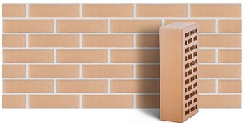 Кирпич керамический ЛСР 1НФ М-150 Пшеничный Гладкий (480шт)