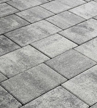 Тротуарная плитка Новый город (60*150*300, 60*150*150 серая(в ряду 0,88м2) 10,56м2 Дон-Штайн