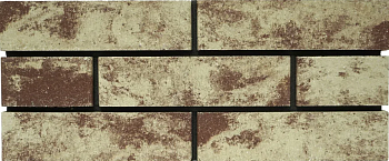 Кирпич Гиперпресс 1НФ АКВАРИД КолорМикс Коричневый-Белый (270шт.)