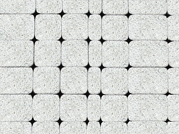 Тротуарная плитка Классико 40 мм Стоунмикс белый (В ряду 0,845м2) 16,9м2 ХЕСС СТРОЙ