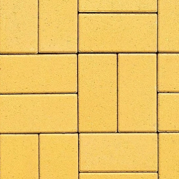 Брусчатка 40х100х200 желтая (в ряду 0,96м2) 15,36м2 Дон-Штайн