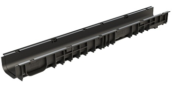 Лоток водоотводный Gidrolica Standart ЛВ 1000*145*135мм пластиковый 800