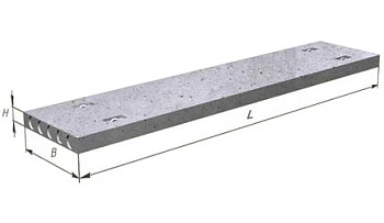 Плита перекрытия ПБ 69-12-8 (2,450 т)