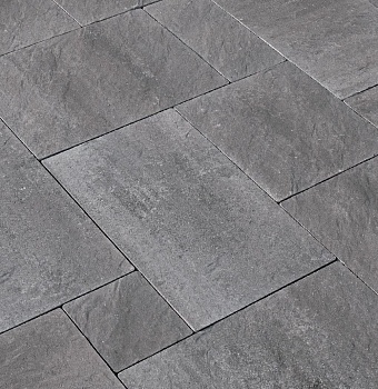 Тротуарная плитка Сан-Марко 60мм (Новый город) серый гранит (12,96м2 в ряду 1,08м2) Ландшафт