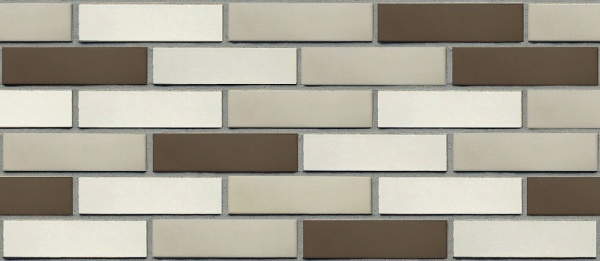 Кирпич ТМ RECKE1НФ бело-коричневый