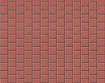 Тротуарная плитка Квадрат 60х100х100 красный БЕТТЕКС (9,9м 2, ряд-0,99м2)