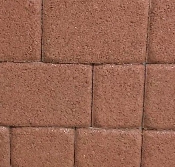 Тротуарная плитка Аурико 60 мм Красная (В ряду 0.872м2) 12,21м2 ХЕСС СТРОЙ