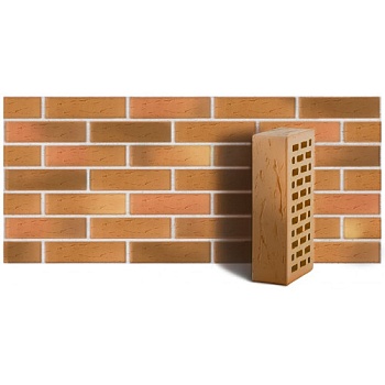 Кирпич ЛСР ФЛЭШИНГ соломенный рустик М-200 480/шт