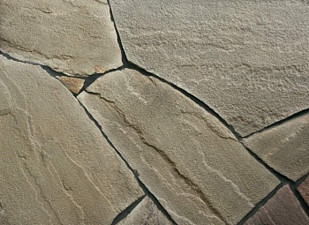 Камень Пластун 2см серо-зеленый