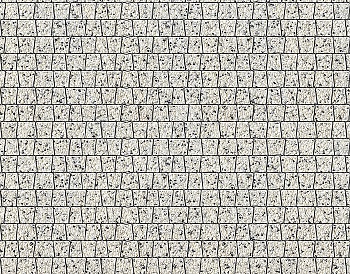 Тротуарная плитка Санторини 60 мм промывной мрамор купер бело-черный БЕТТЕКС (9,64м2) в ряду 0,964м2