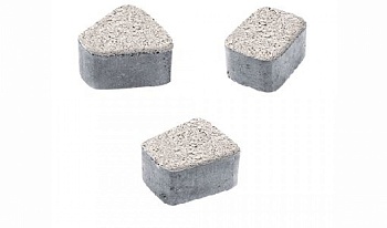 Тротуарная плитка Классико 40 мм Белая (В ряду 0,845м2) 16,9м2 ХЕСС СТРОЙ