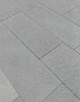 Тротуарная плитка Ильмоде Антико 248*68*60мм колормикс горный ледник (бело-серый)  (11,76м2) 0,98м2-ряд Ландшафт