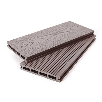 Террасная доска Grand Line 160 мм вельвет и тиснение Шоколад 4м
