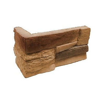 Камень декоративный ЭЛЬБРУС угловой (0,09 м/п)