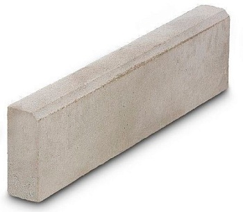 Поребрик 80х1000х200мм HESS stroy (56шт) янтарь коричневый