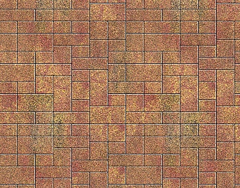 Тротуарная плитка Мультитек 60мм нов гранит сансет БЕТТЕКС (10,716м2) в одном ряду 0,89м2