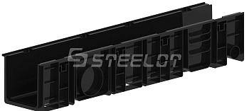 Лоток водоотводный пластиковый SteeStart DN150 H180 Стилот P1518CP