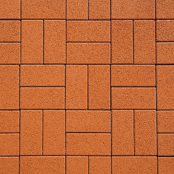 Брусчатка 40х100х200 Оранжевая (В ряду 1,44м2) 23,04м2 ХЕСС СТРОЙ