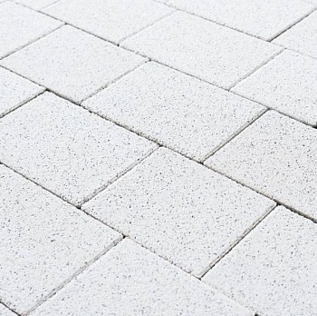 Тротуарная плитка Новый Город 60мм 300*300 Белый (В поддоне 12.96, ряд 1.44) ХЕСС СТРОЙ