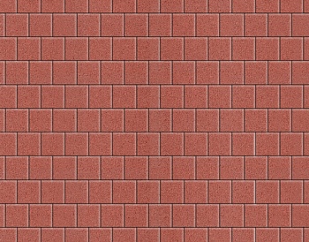 Тротуарная плитка Квадрат 40х100х100 красный БЕТТЕКС (13,86м 2, ряд-0,99м2)