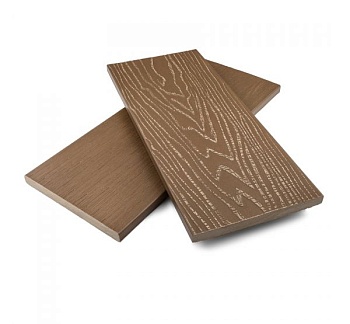 Заборная доска NanoWood Planken-3D 130х12 мм 4000мм Орех