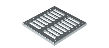 Решетка оцинкованная для дождеприемника 300*300 Стилот