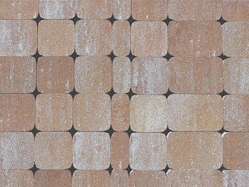 Тротуарная плитка Классико 40 мм Сахара (В ряду 0,845м2) 16,9м2 ХЕСС СТРОЙ