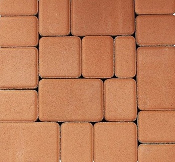 Тротуарная плитка Старый город 40мм горчичный (17,79м2) Ландшафт