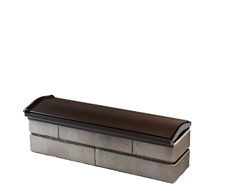 Парапет 130*510 MONBLAN Коричневый