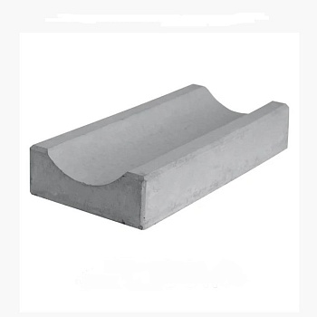 Лоток вибропрессованный 500х200х60мм HESS stroy (80шт) серый