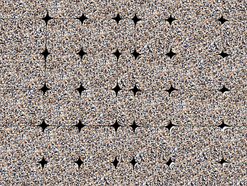 Тротуарная плитка Паркет Б 60мм (в поддоне 11,4м2 в ряду 0,796м2) СТОУНЛЮКС Коричнево-бело-черный ХЕСС СТРОЙ