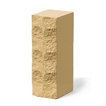 Кирпич силикатный Глубокинский 1 НФ Рустир Желтый ложок М150-175 (384шт)